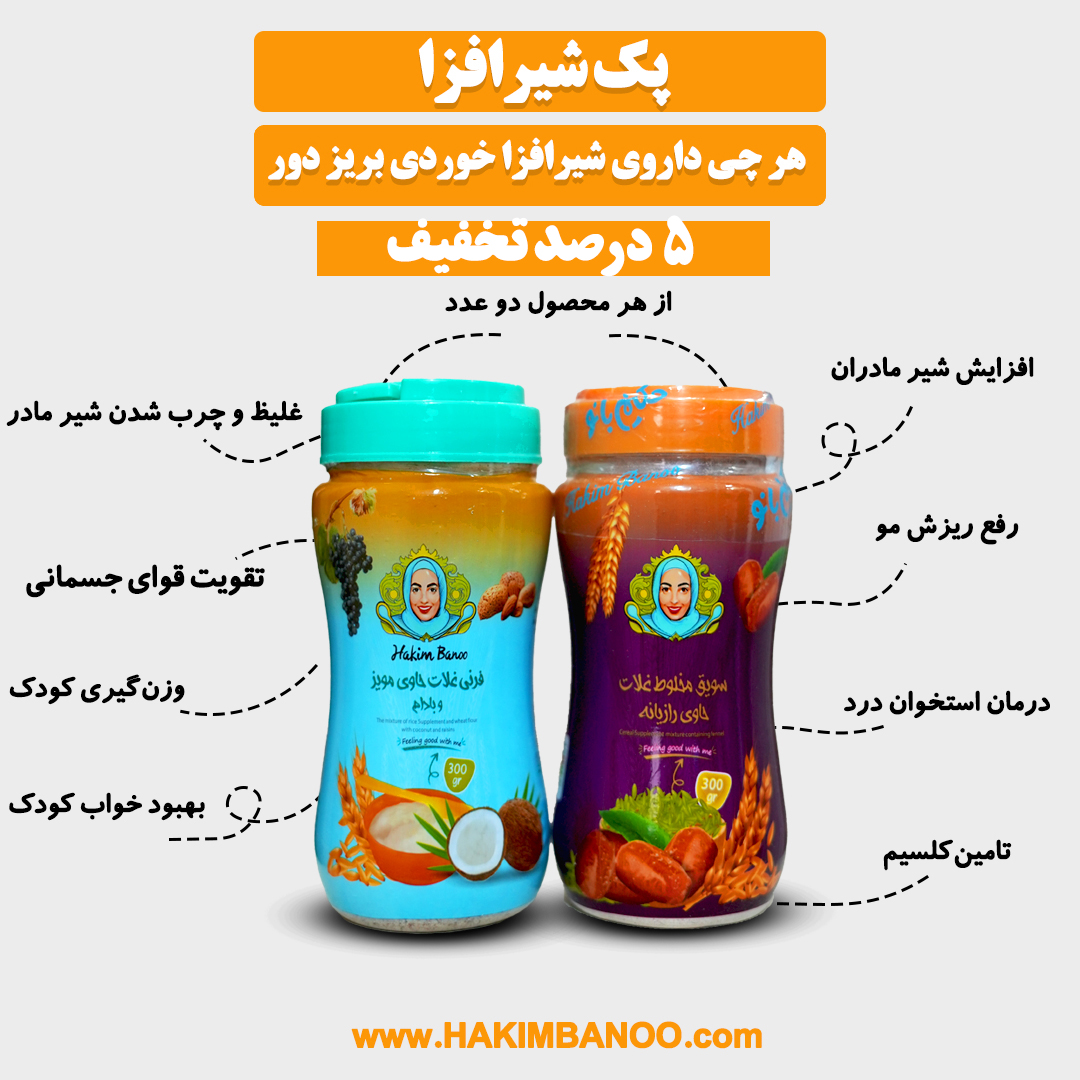 پک شیرافزا 